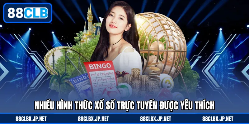 Nhiều hình thức xổ số trực tuyến được yêu thích